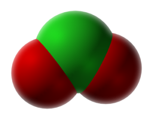 Chlorine Dioxide Molecule...